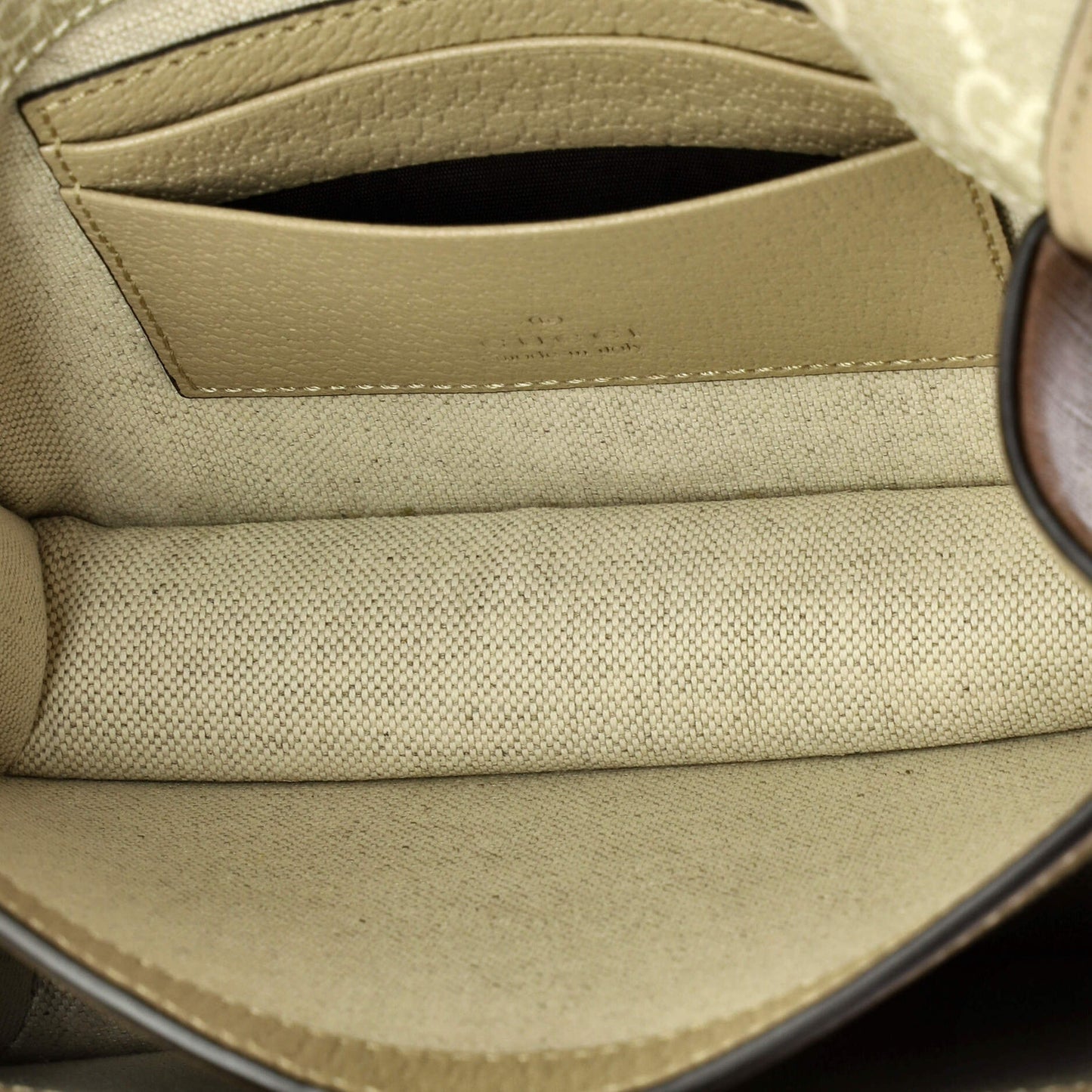 Gucci Interlocking G Patch Messenger Bag Gg Coated Canvas Mini