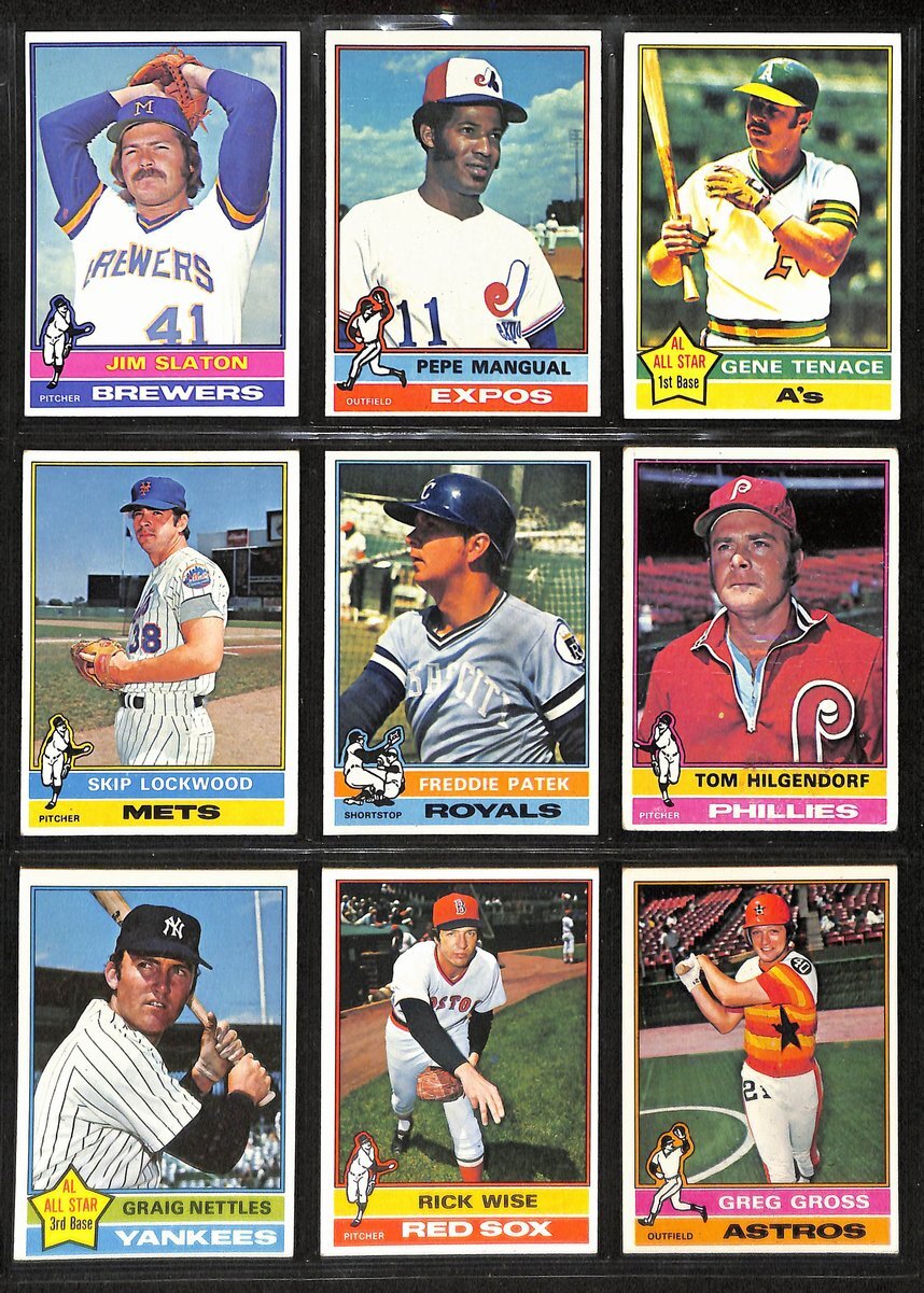 1976 Topps Baseball Complete Set (660) Brett Rc