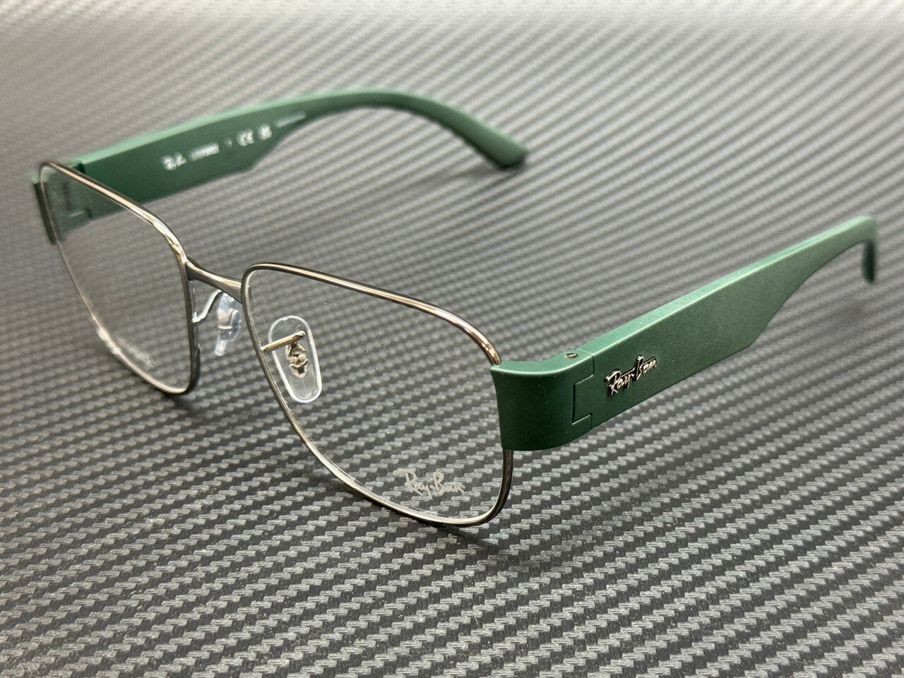 Ray Ban Rx6532 3190 Gunmetal Matte Green Unisex