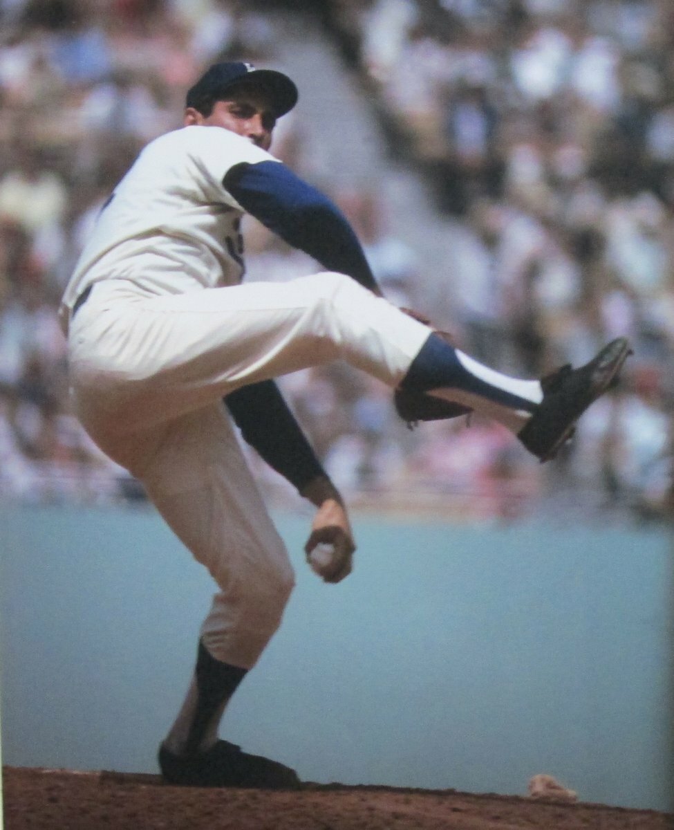 Sandy Koufax Dodgers Signedautographed Framed 3X5