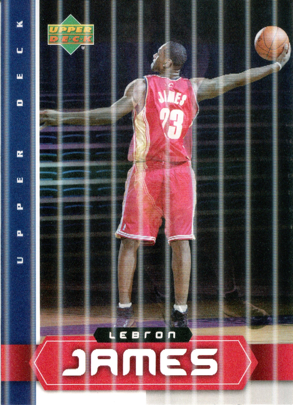 Lebron James 2003-04 Upper Deck 3D Box Topper Oversized Card