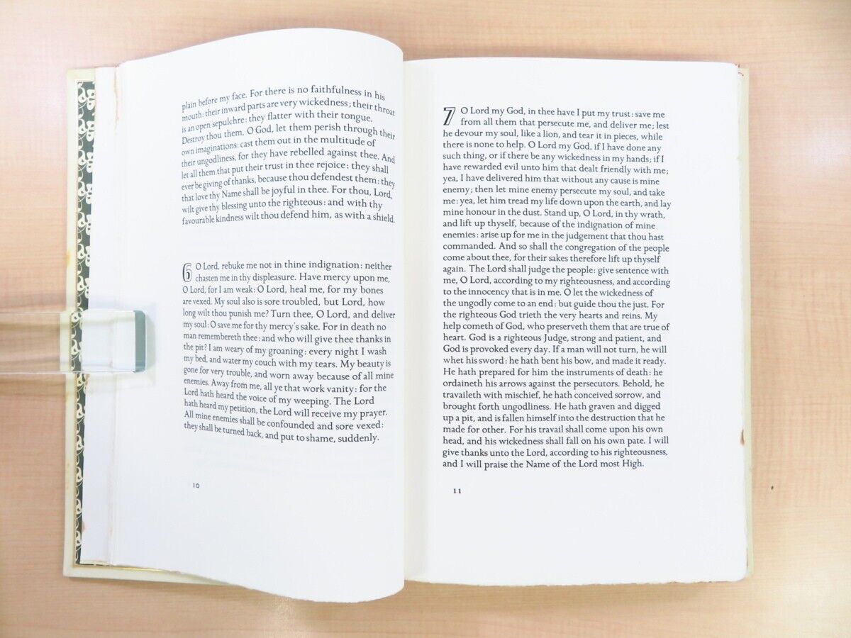 The Psalms Of David 1977 Ltd20 Leather-Bound Book