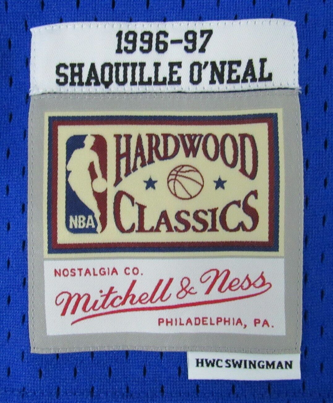 Shaquille O'Neal Hof Signed La Lakers Mitchell &
