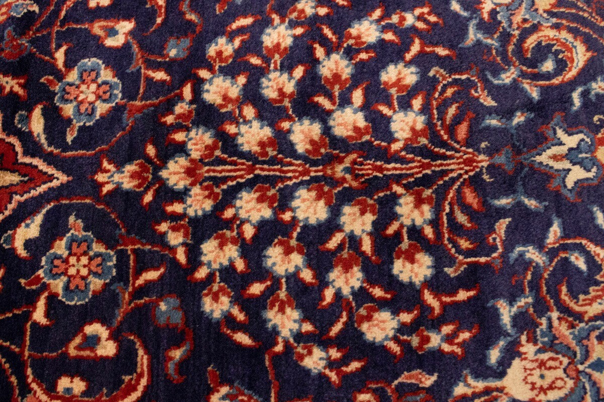 Handmade Vintage Oriental Rug 10X13 Ft Floral