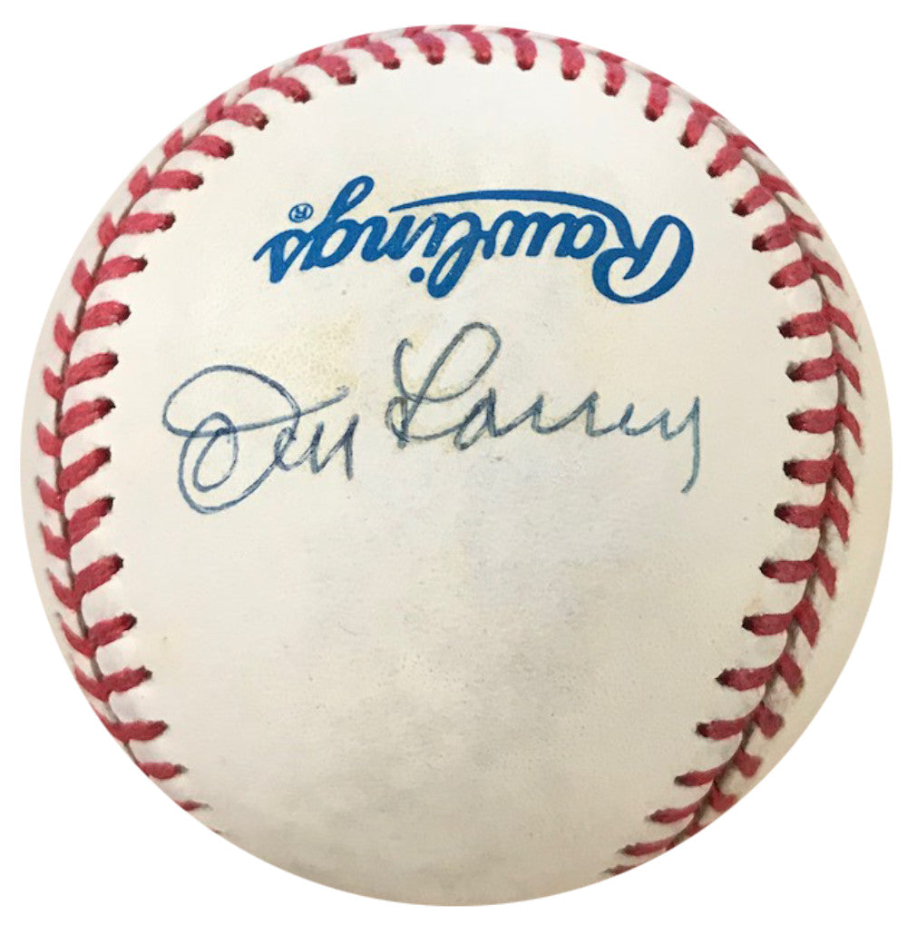 Larsen, Feller, Perry, Hunter, Vander Meer Autographed Baseball (Jsa)