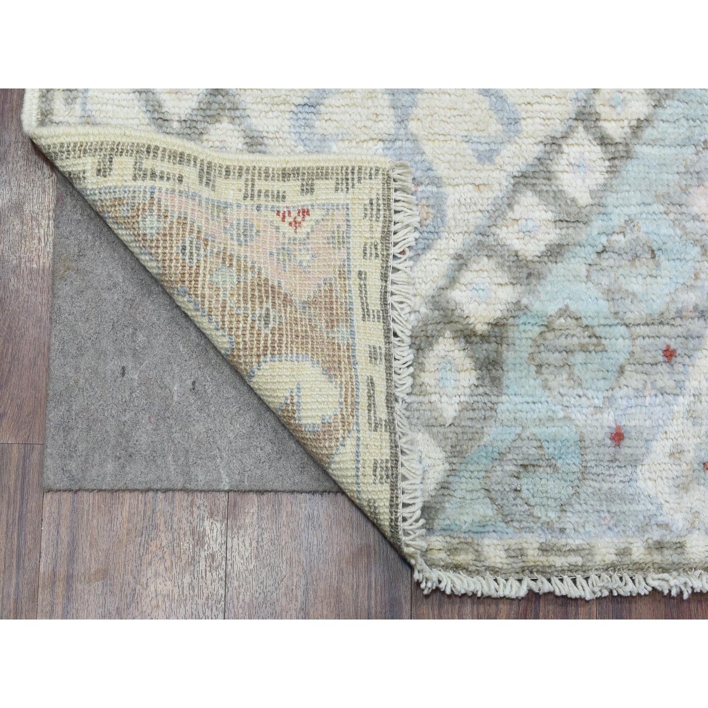 4'X6'1" Colorful Anatolian Village Inspired Soft Wool Hand Knotted Rug