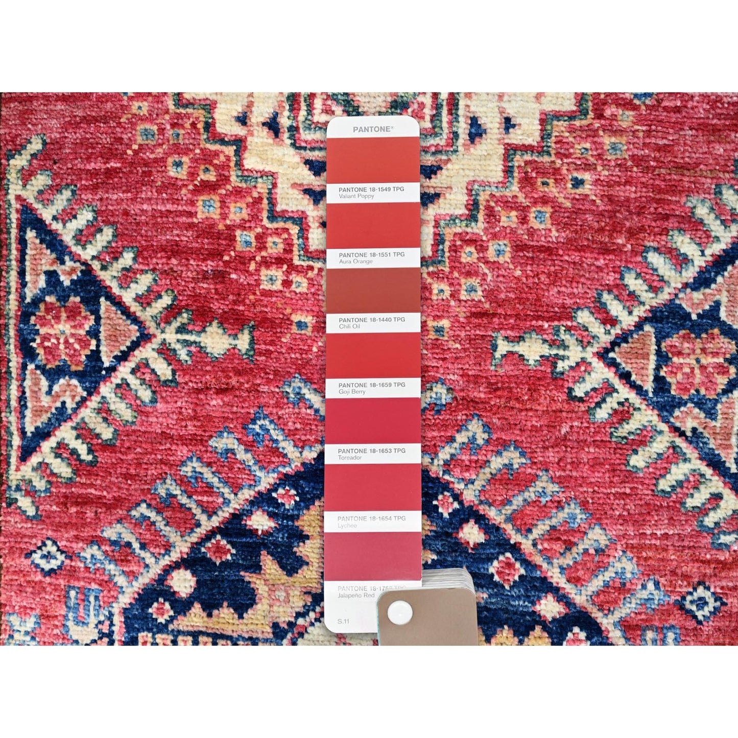 2'8"X20'10" Red Super Kazak Hand Knotted Wool Xl Runner Oriental Rug