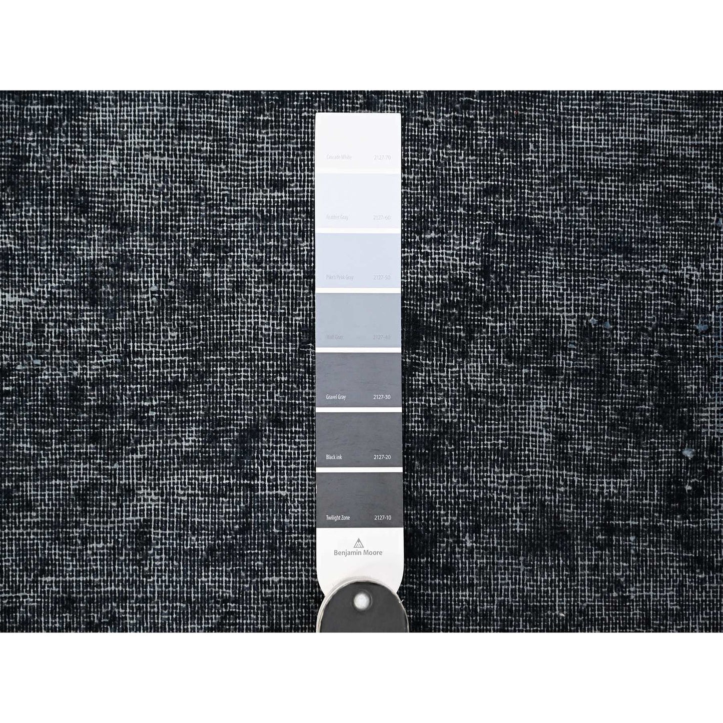 9'3"X12'6" Zombie Gray Distressed Vintage Zoroastrian Karman Oriental Rug