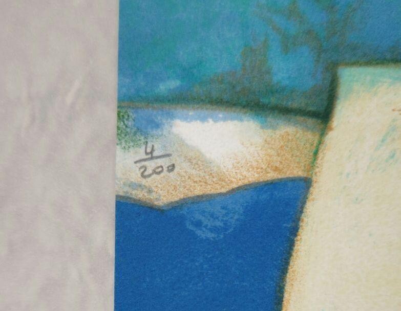 Claude Gaveau Original Lithograph Pencil Signed