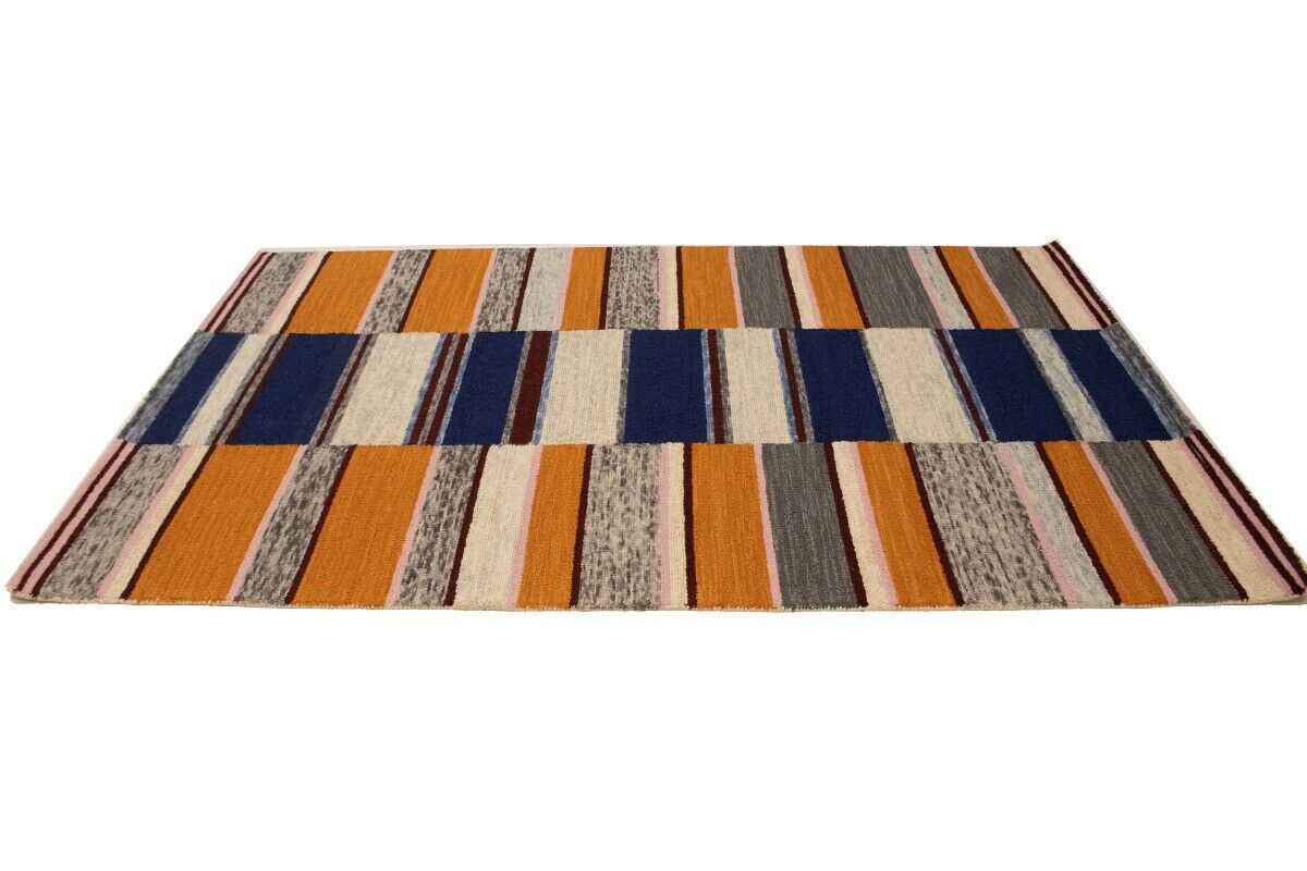 Stripes Design Hand-Tufted Modern Multicolored