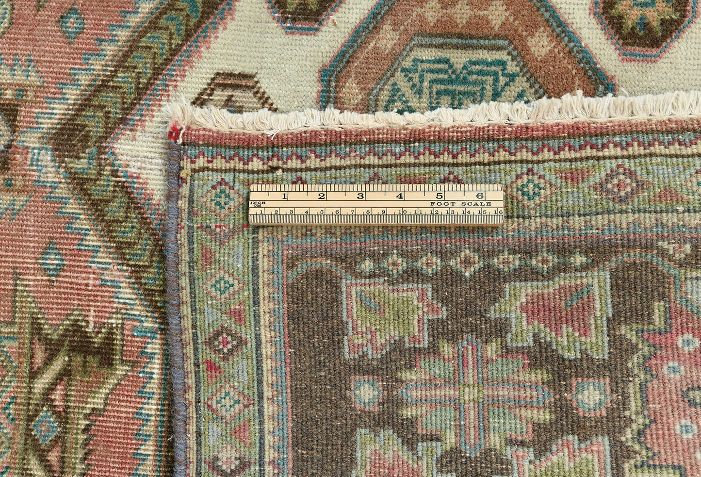 Antique Distressed Oriental Rug 10X13 Ft Rare