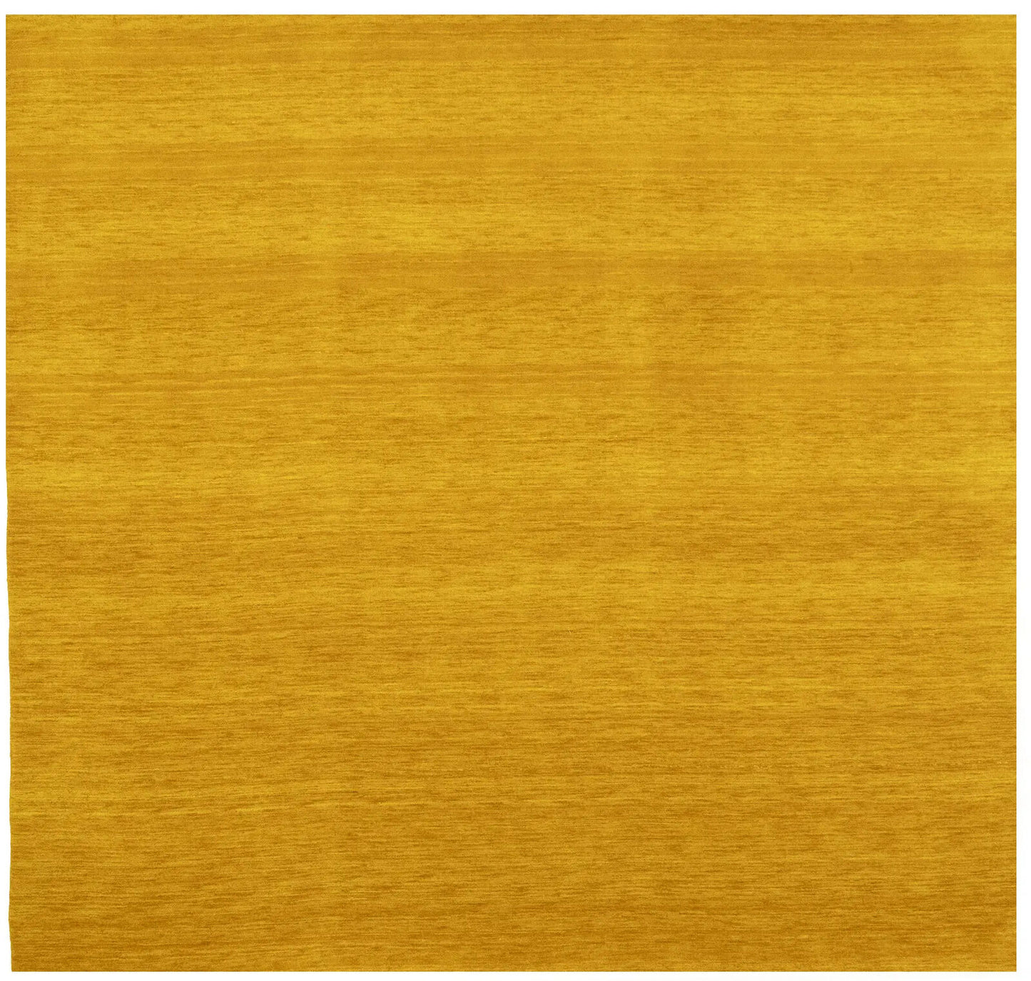 Marigold Solid Design Hand-Loomed 8X8 Gabbeh Wool