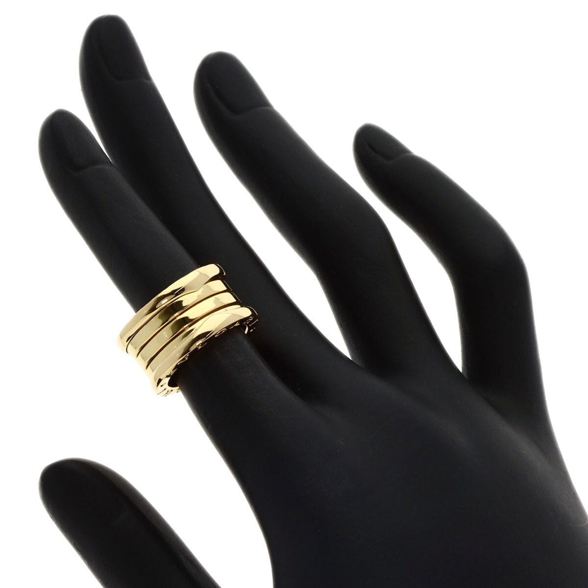 Bvlgari Ring B.Zero1 3 Band #47 K18 Yellow Gold