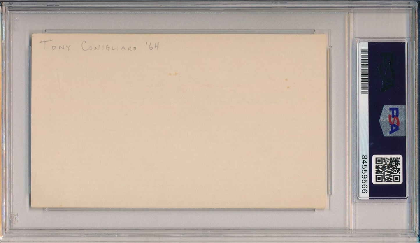 Tony Conigliaro Boston Red Sox Signed/Auto 3X5