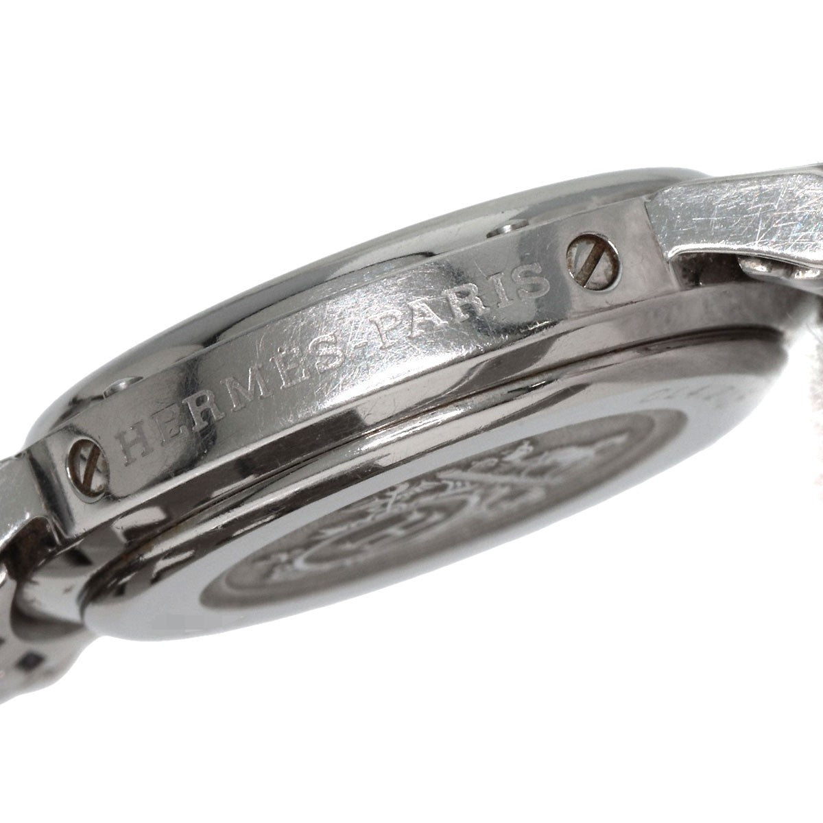 Steel HERMES Clipper Watches CL4.210 Stainless Steel/ Stainless