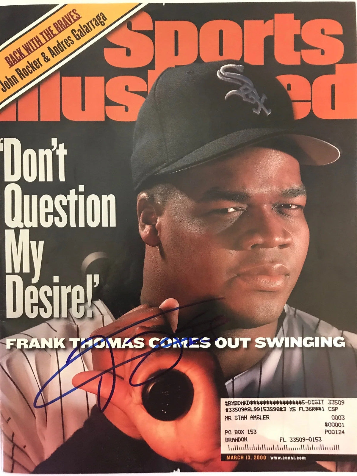 Tom Kelly Signed Sports Illustrated Magazine -