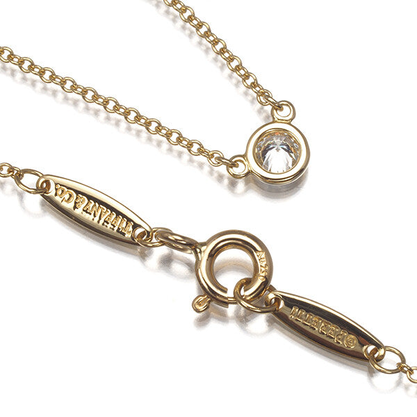 Tiffany&Co. Necklace Diamonds By The Yard Diamond 18K 750 Yellow Gold