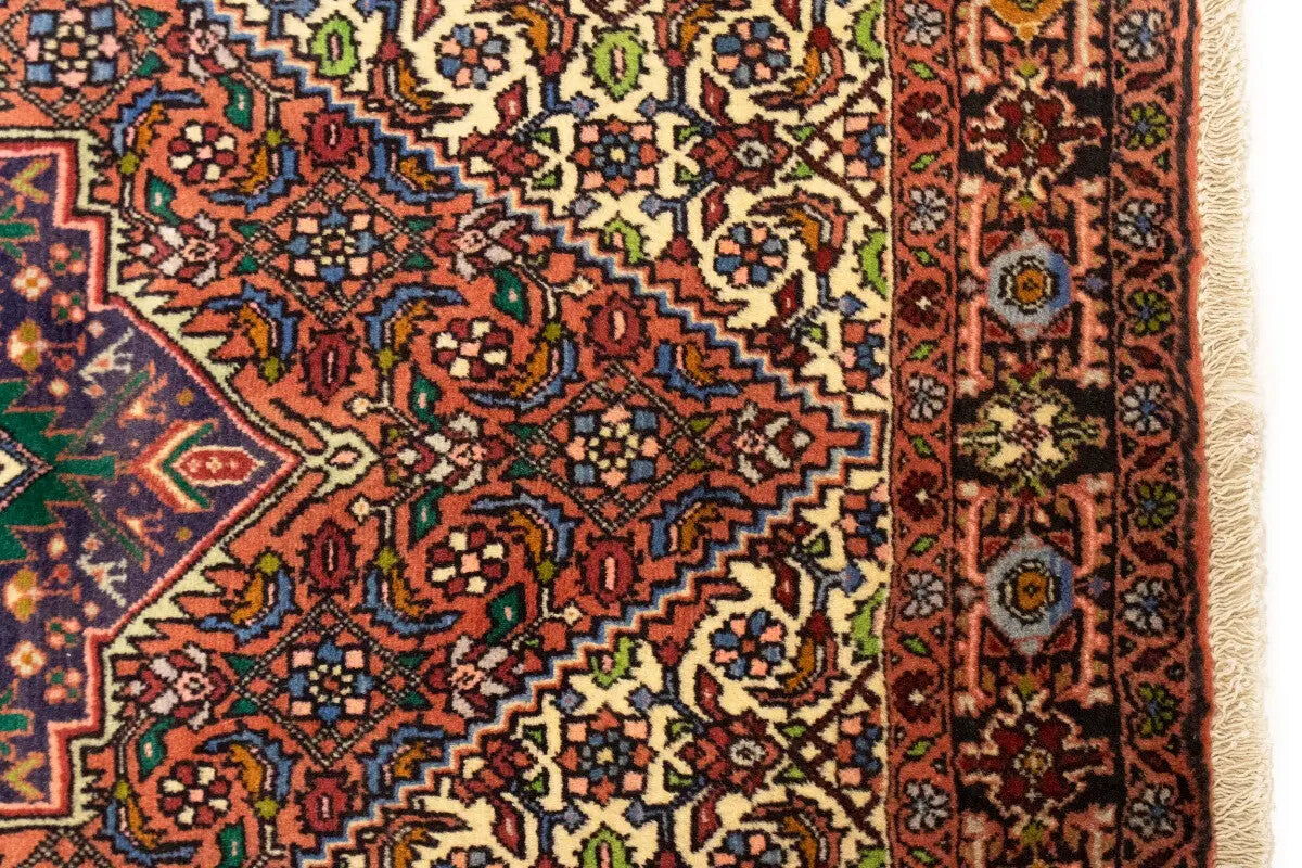 Handmade Wool Bidjar Oriental Rug Rare Vintage