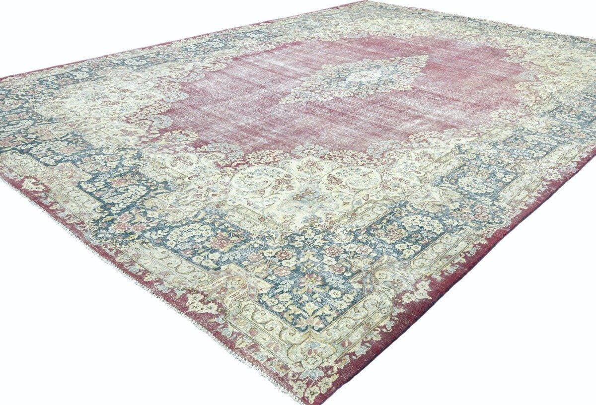 10X13 Ft Handmade Antique Distressed Oriental Rug