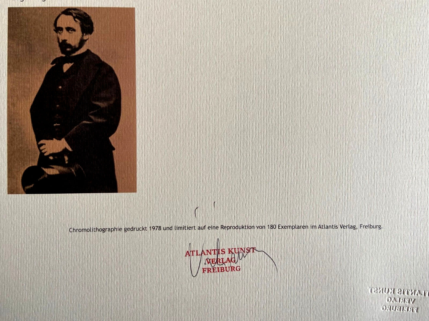 Edgar Degas, Signed Numbered Lithograph Coa