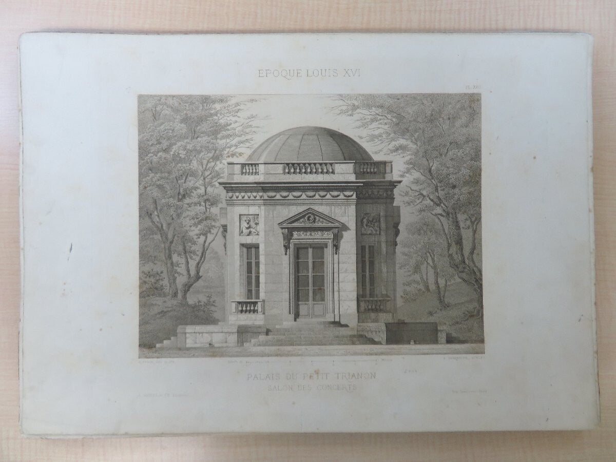 Architecture Louis Xvi Rodolphe Pfnor 1St Edition 1865 Plates Complete French
