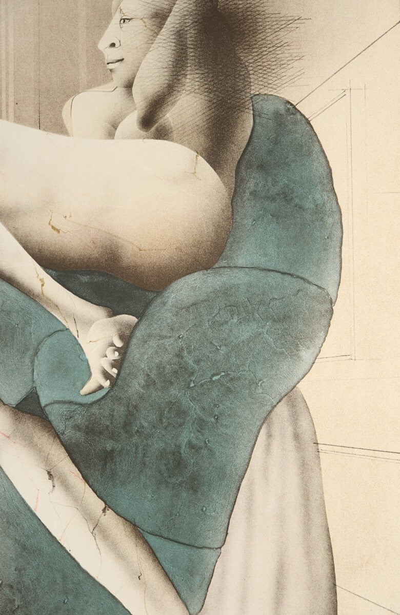 Paul Wunderlich 1975 Original Lithograph Hand