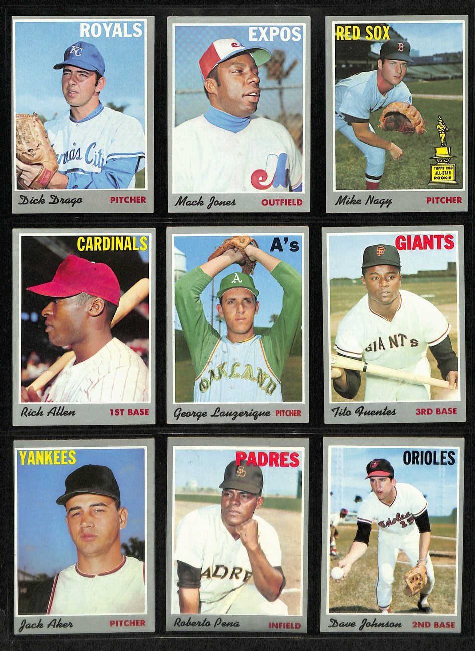 1970 Topps Baseball Card Complete Set (1-720)