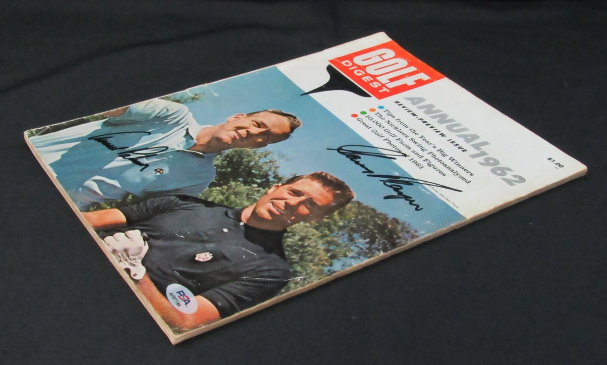 Arnold Palmer/Gary Player Dual-Signed 1962 Golf