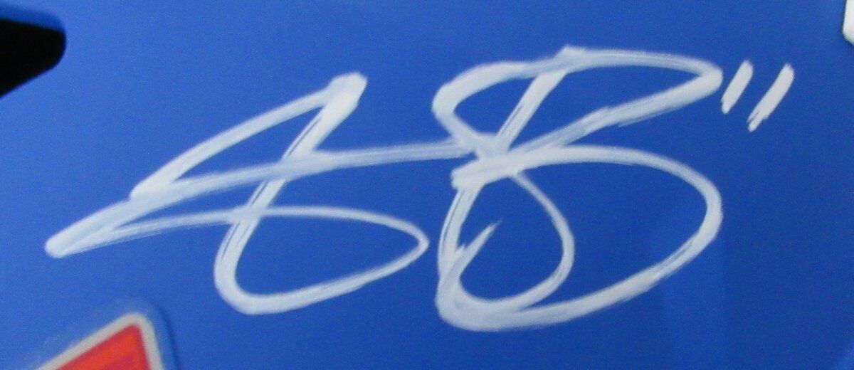 A.J. Brown Signed Full Size Replica Sb Lix Blue