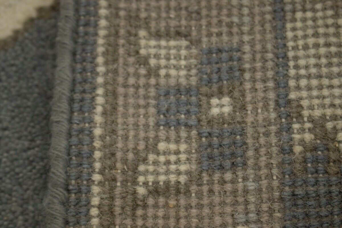 Handmade Oushak Oriental Rug Floral Design Pastel