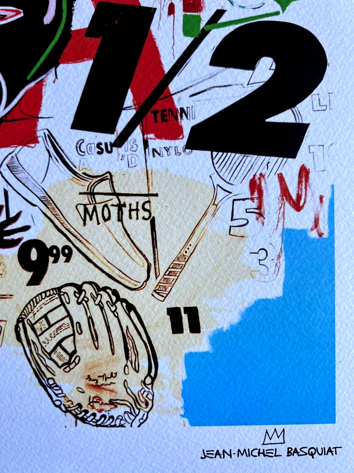 Andy Warhol & Jean-Michel Basquiat Coa Lithograph Signed Numbered