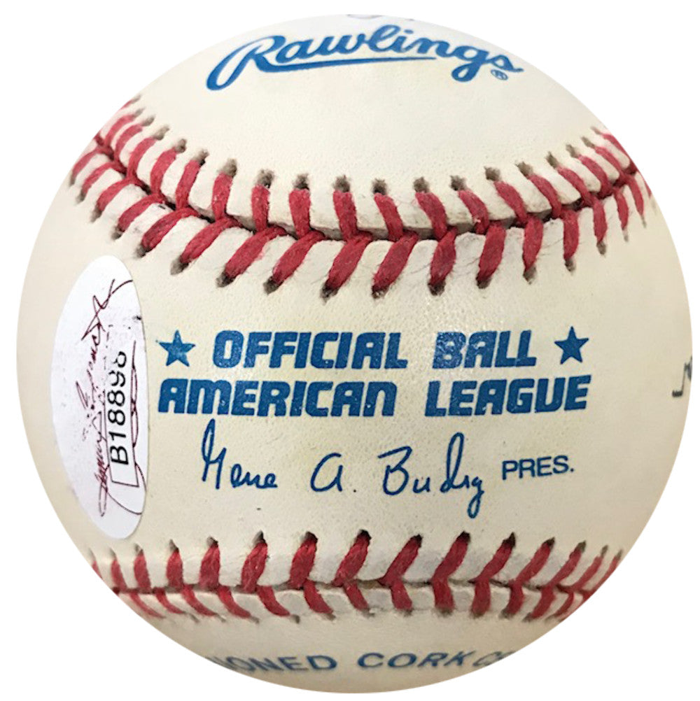 Larsen, Feller, Perry, Hunter, Vander Meer Autographed Baseball (Jsa)