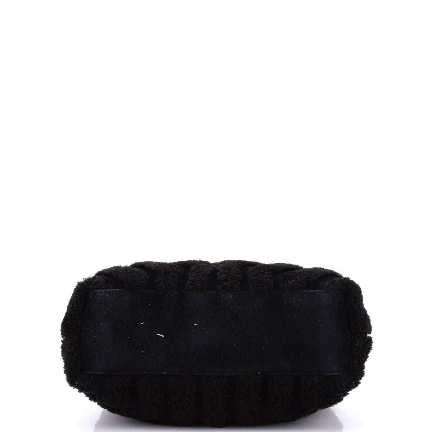 Saint Laurent Loulou Shoulder Bag Matelasse Chevron Shearling Medium