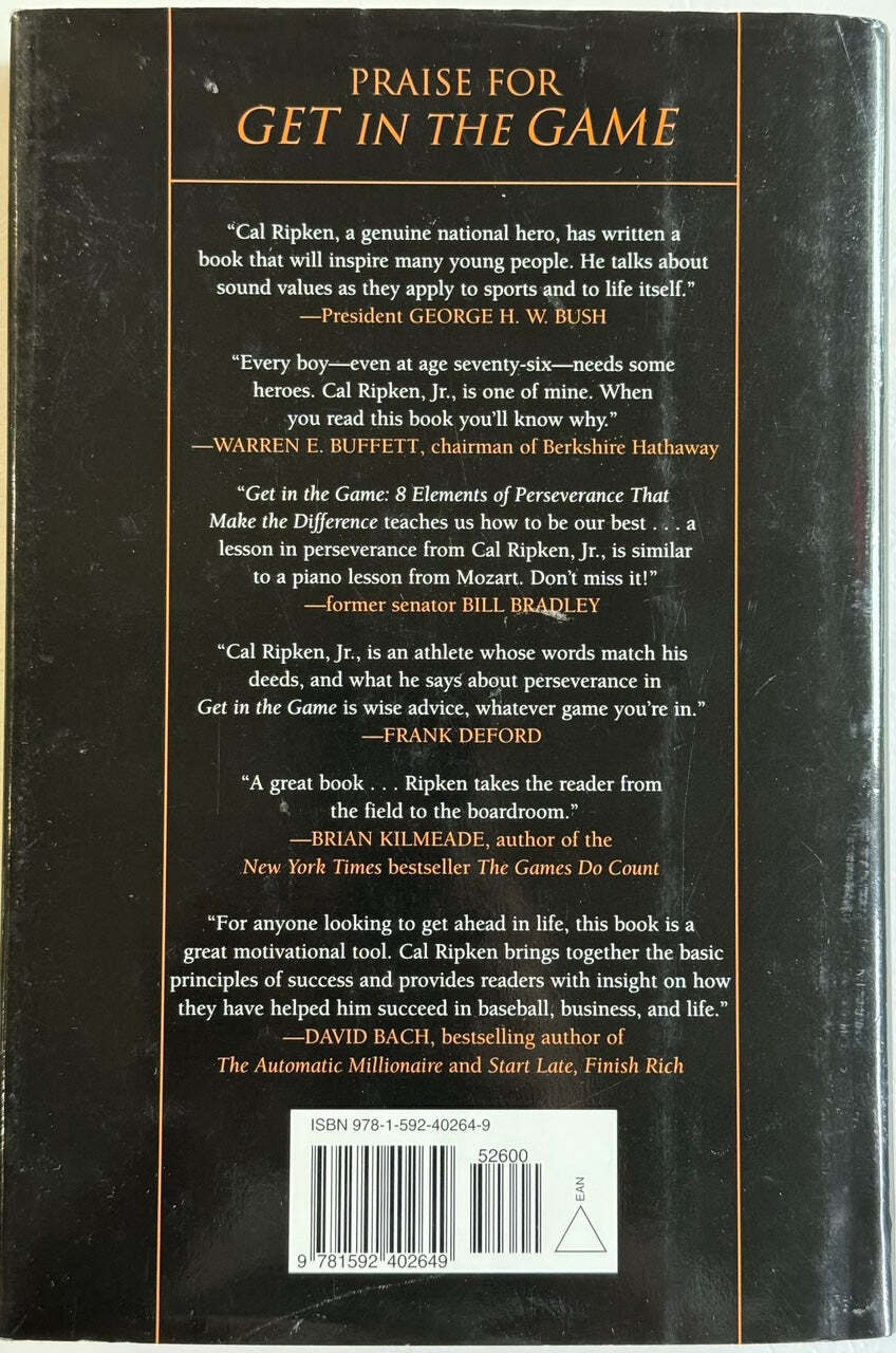 Cal Ripken Jr. Autographed Get In The Game Book (Mlb)