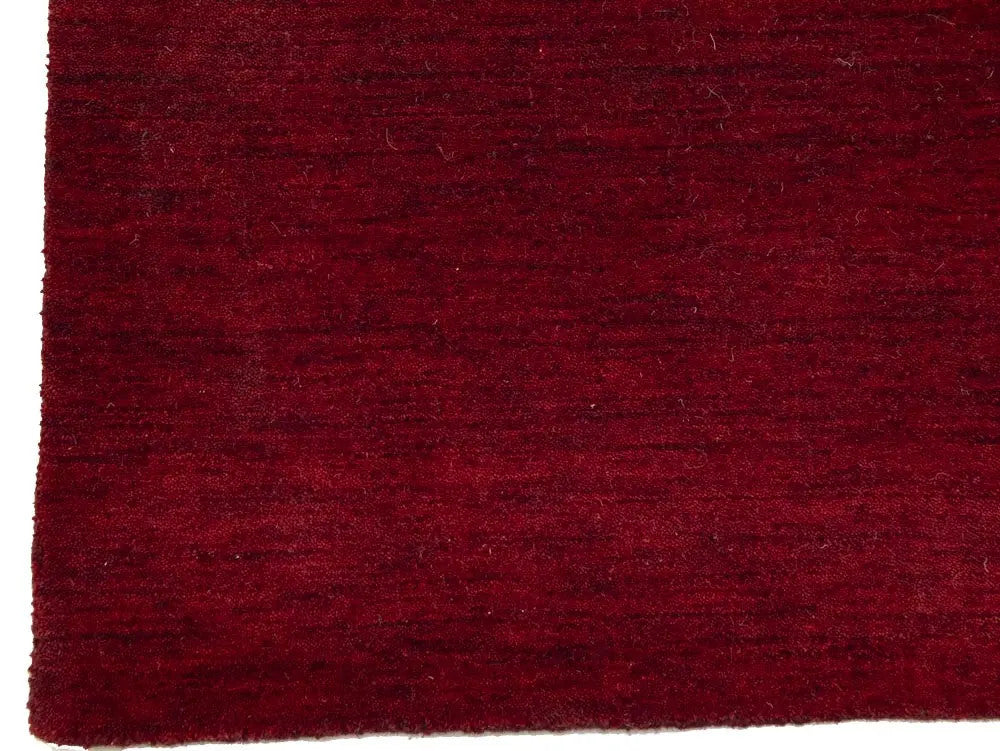 Maroon Red Gabbeh Modern Rug Pictorial Wool Home