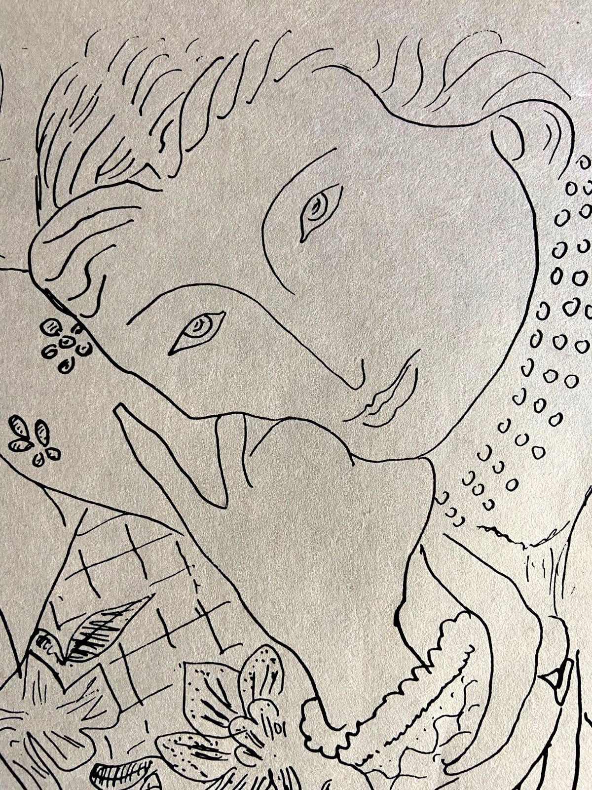 Henri-Matisse Lithograph Coa Hand Signed Numbered In Pencil Collection