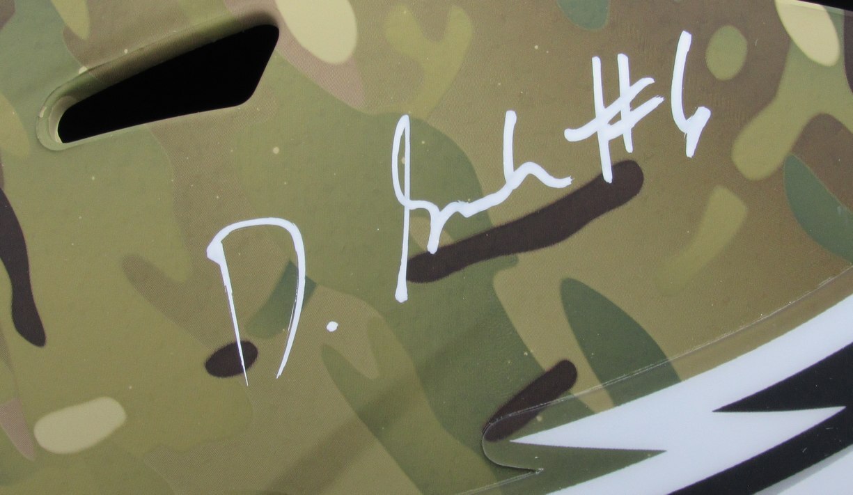 Devonta Smith Signed Full Size Camo Replica