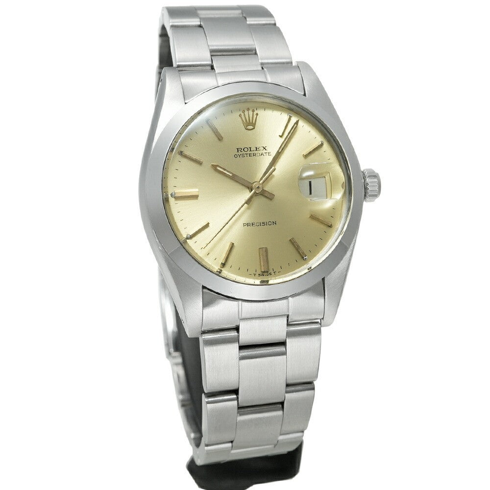 Rolex Oyster Date 6694 Gold Case Size 34Mm34Mm Men'S Used Watch #321325