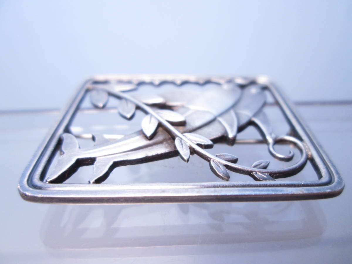 Georg Jensen. Malinowski Sterling Silver Brooch