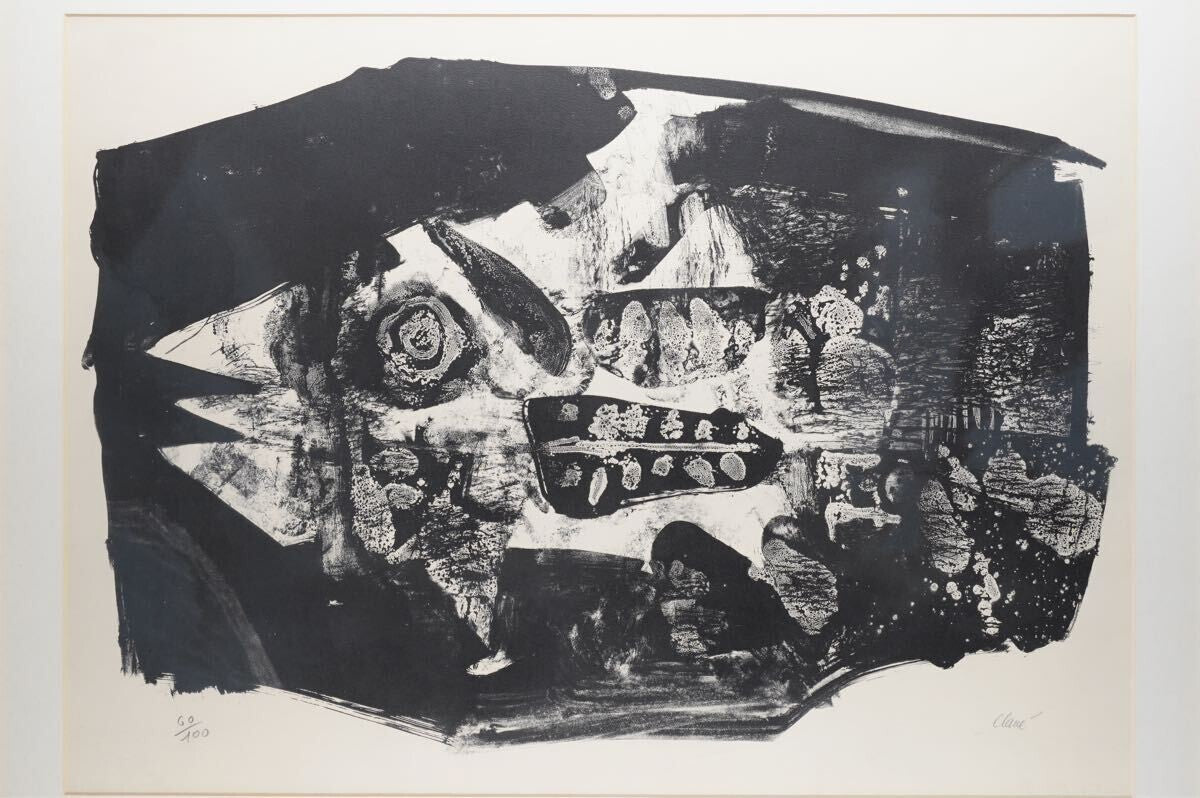 Antoni Clave Signed Original Lithograph 1962