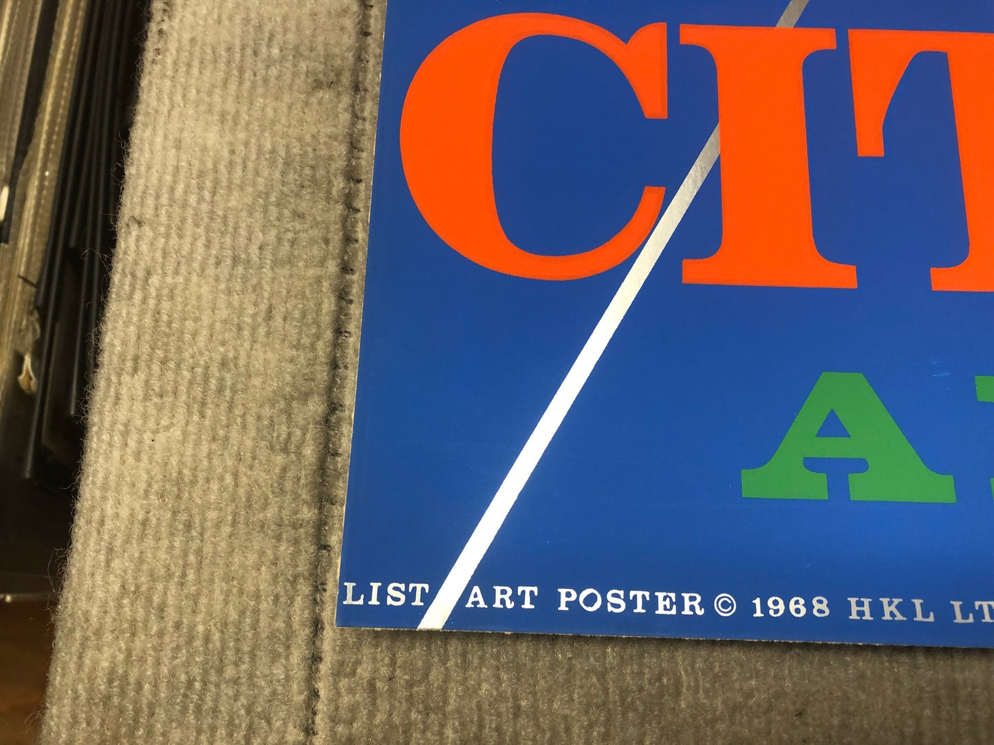 Robert Indiana New York City Center " Serigraph Pop Art Multi