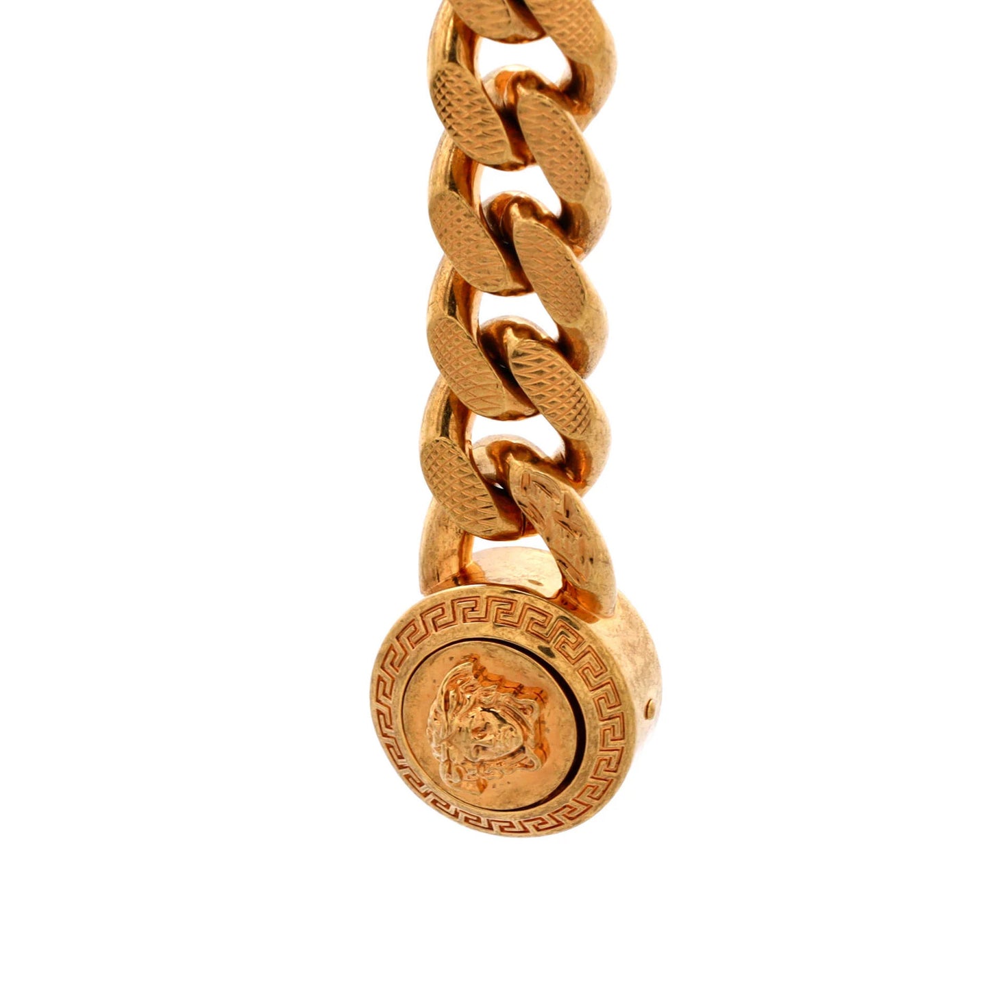 Versace Chain Medusa Necklace Metal