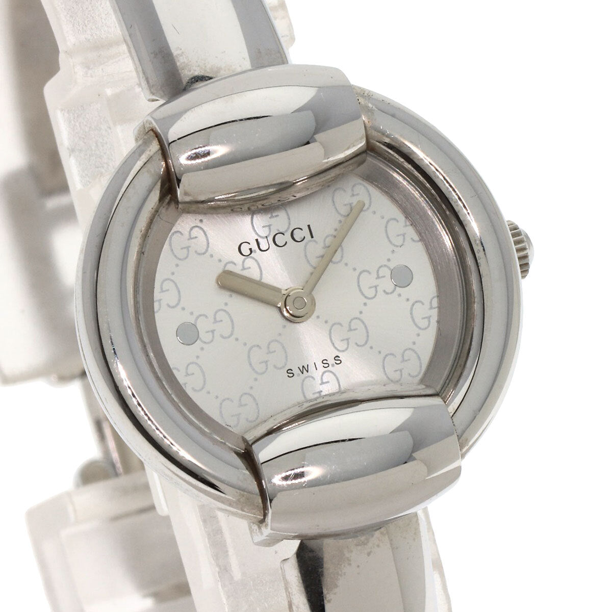 Gucci Round Face Watches 1400L Stainless Steel/Stainless Steel Ladies