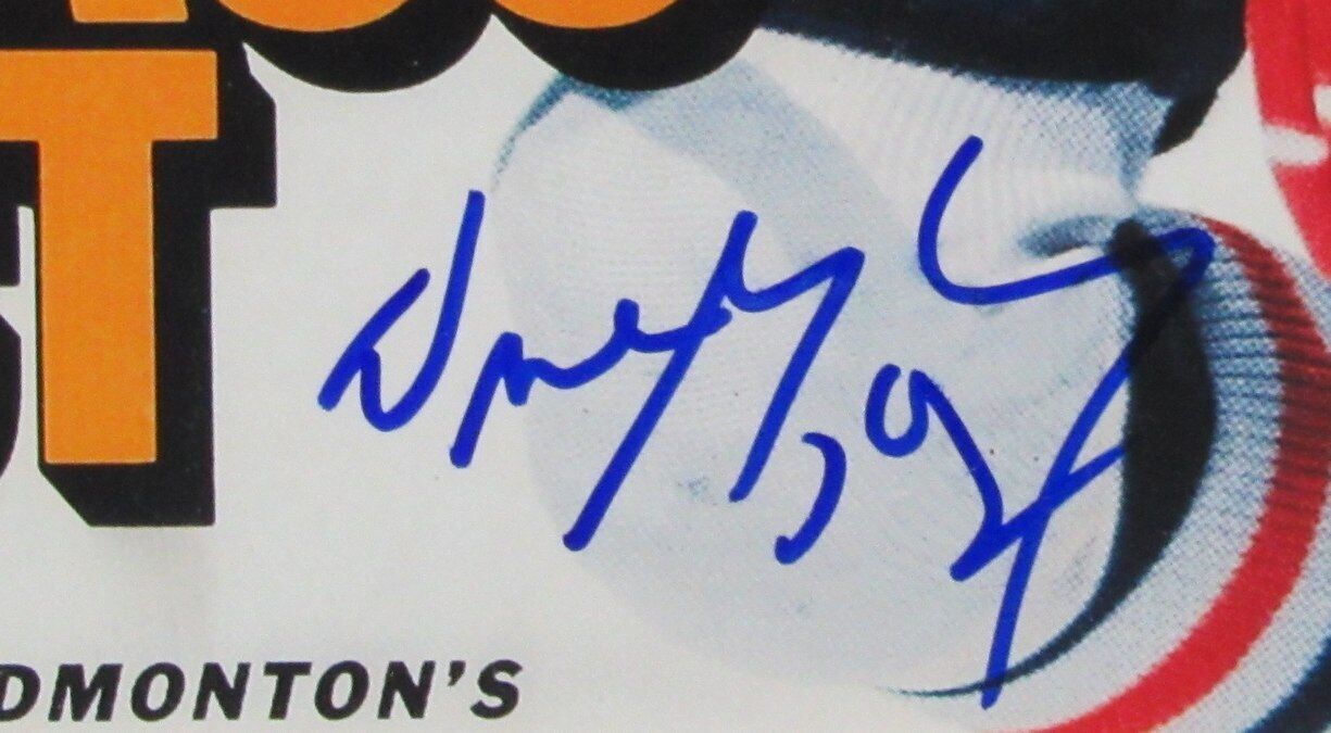 Wayne Gretzky Hof Autographed 11X14 Sports