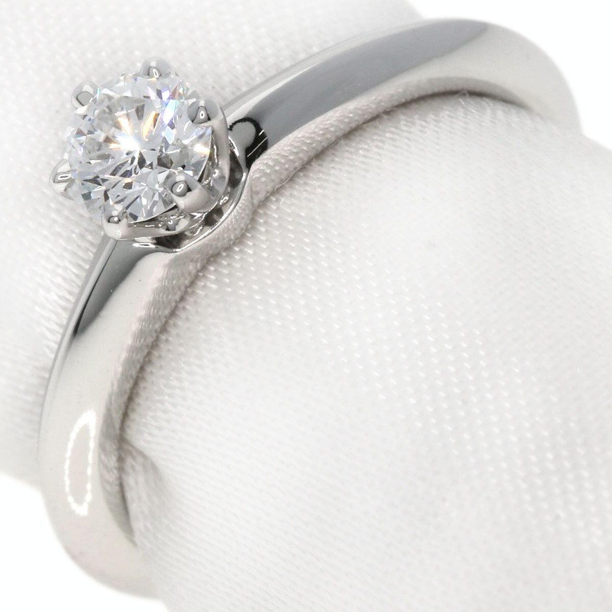 Tiffany&Co. Ring Solitaire Diamond Knife Edge