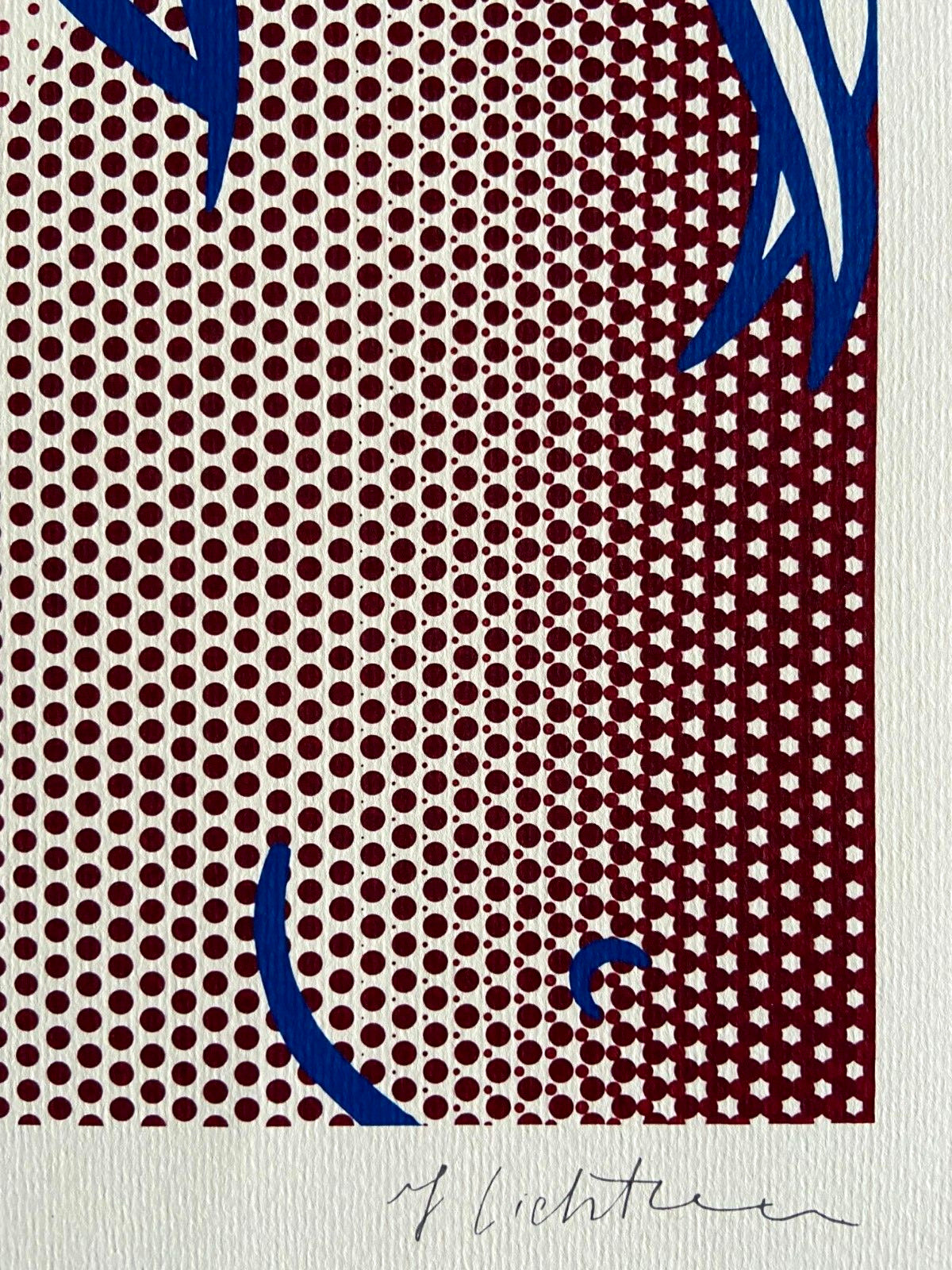 Roy Lichtenstein Lithograph Coa