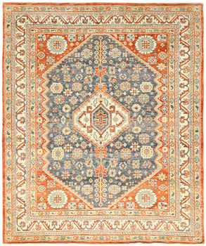 8X10 ft Rare Oushak Oriental Rug Floral