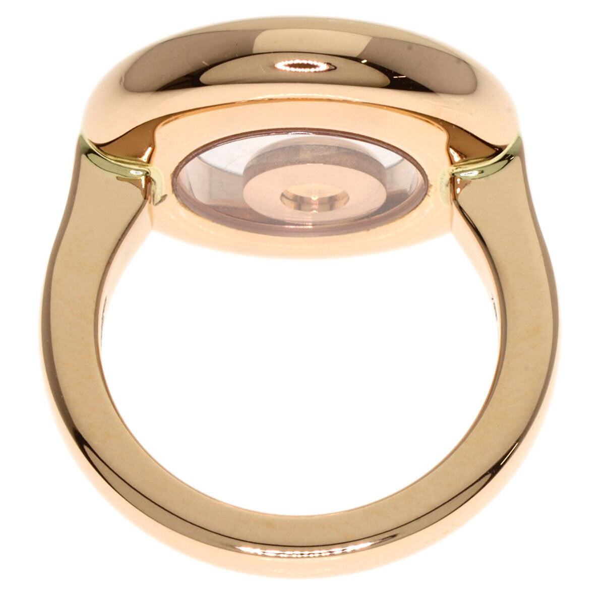 Chopard Happy Spirit 1P Diamond Ring K18 Pink