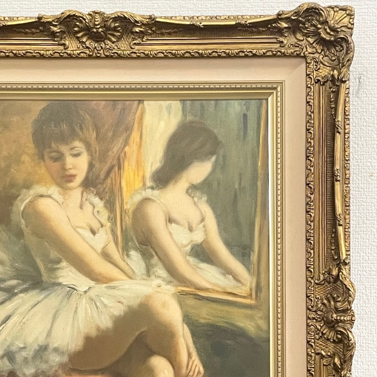 Helmut Breuninger Original Oil Painting On Canvas Signed Framed - Ballerina