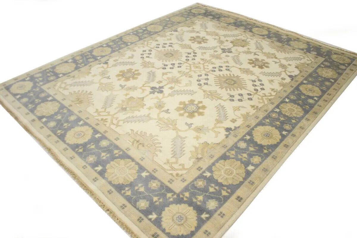 8X10 Ft Handmade Vintage Oriental Rug Muted
